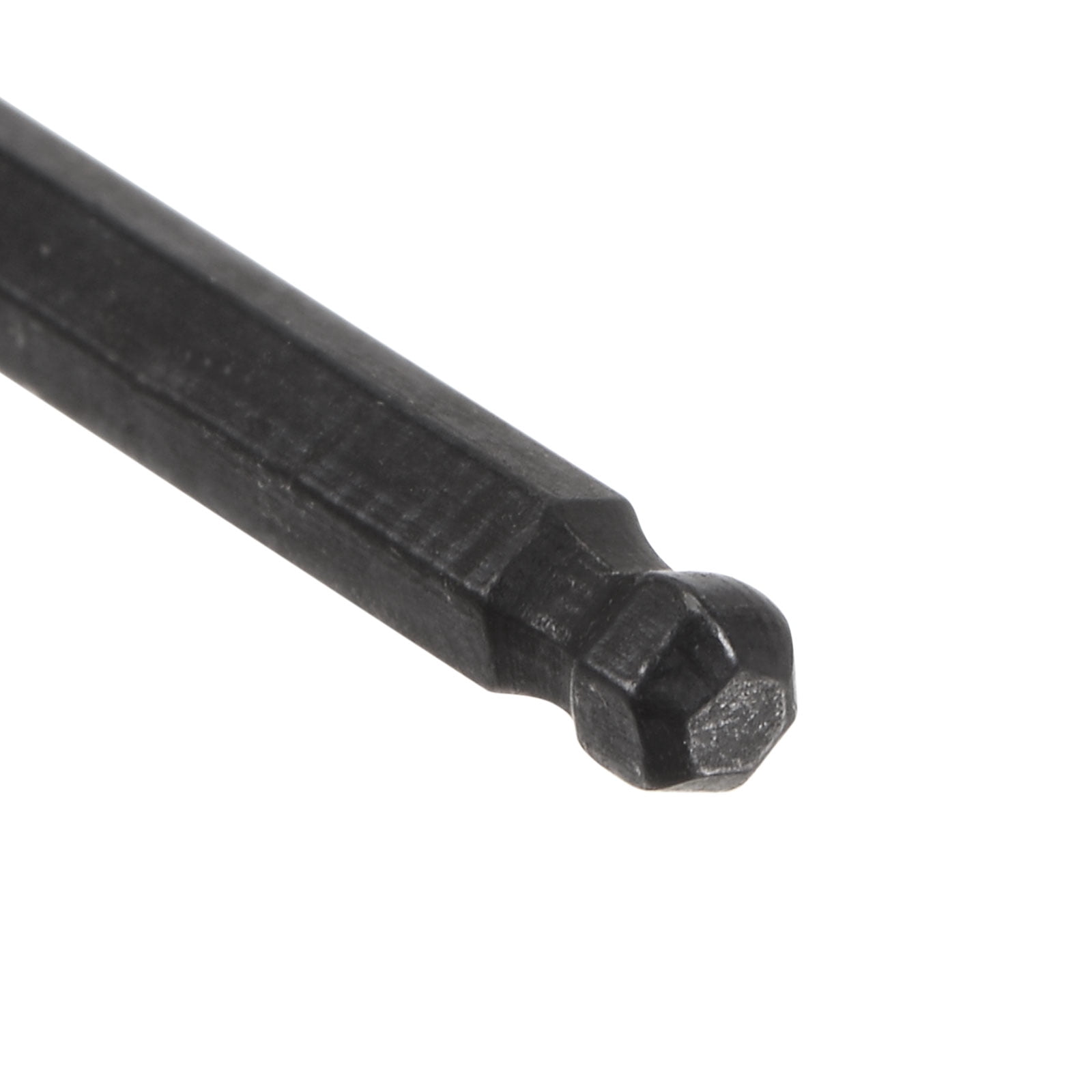 Unique Bargains Ball End Hex Key Wrench L Shaped Long Arm CR-V Black 3/32"
