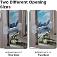 thumbnail image 3 of Metal Window Frames, Baby Safety UPVC Window Lock, Window Safety Locks for Toddlers & Pets, Easy to Install - q36, 3 of 5