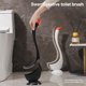 thumbnail image 2 of Juego de cepillos de baño con base ventilada, cepillo de limpieza en forma de cisne para un fregado potente, herramienta de limpieza para baño, 2 of 7