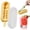 Yellow, variant on White Non-Stick Popsicle Mold Reusable Homemade Dessert Mould for Juice Yogurt Beer Household DIY Ice Making Tool 19×6cm