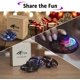thumbnail image 5 of Drones operados a mano - Mini dron helicóptero manos libres con luces LED giratorias y brillantes Dron autovolador para adultos y niños juguetes voladores (rojo) MFZFUKR CJWUS-2215, 5 of 8