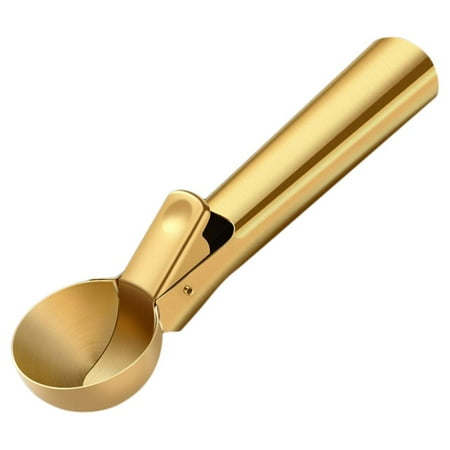 

Fovolat Ice Cream Scoop Practical Cookie Scoop Stainless Steel Fruit Digger Scoop Tool Comfortable to Grip Easy Release Ice Cream Ball Maker fashion