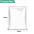 thumbnail image 2 of Transparent Plant Cold-Proof Plastic Film Suitable for Flower Pots for Wintering 140*200cm, 2 of 7
