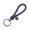 thumbnail image 2 of Justharion Braided Woven Rope Keychain Cute Wear-resistant Exquisite Waterproof Durable Key Chain Car Keyring Holder Metal Jewelry Purple 3.3*9cm, 2 of 6