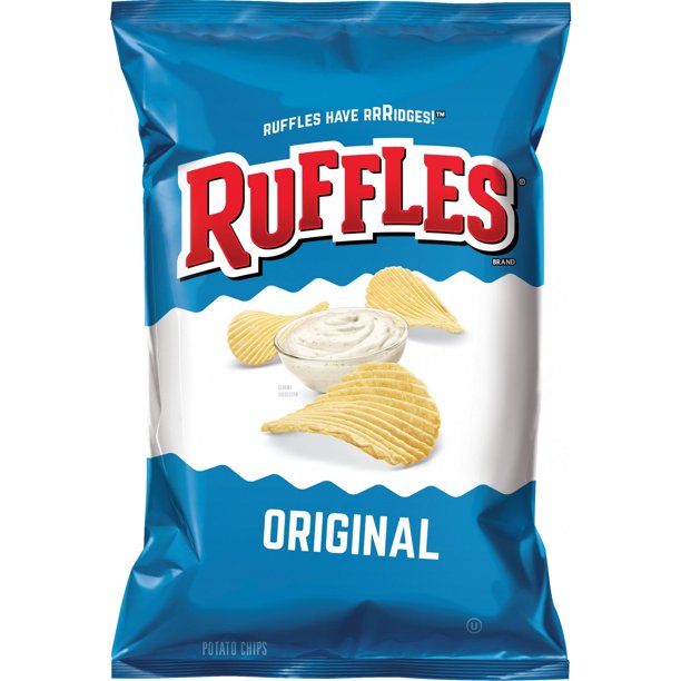 Ruffles Original Potato Chips, 9 Oz.