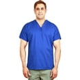 thumbnail image 1 of Unisex Men/Women V-Neck Scrub Cotton Uniforms Medical Hospital Nursing Shirt Top, 1 of 3