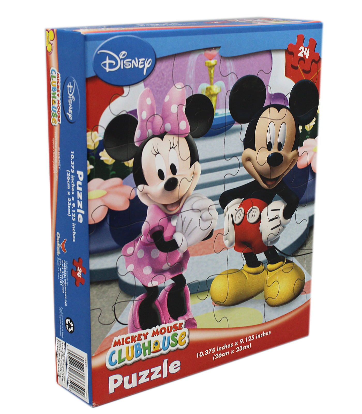 24 piezas Disney Mickey & Minnie Mouse opción de dos Childrens Jigsaw Puzzles 