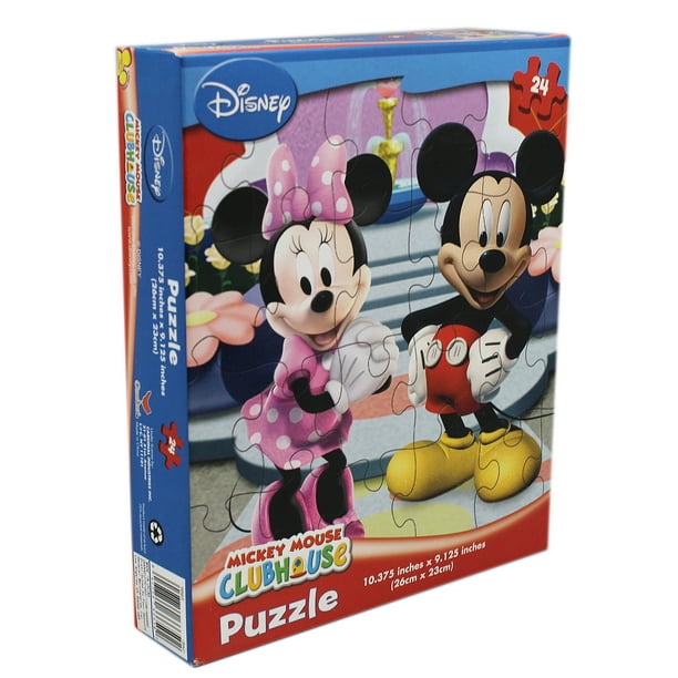 Disney S Mickey And Minnie Mouse 24 Piece Puzzle Walmart Com