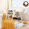 thumbnail image 3 of Set of 4 Fall Pillow Covers 16x16 Inch Fall Thanksgiving Pumpkins Decor Throw Pillows Covers Autumn Leaves Decorative Home Outdoor Sofa Couch Pillow Cases for Fall Theme Decorations (16 by 16), 3 of 5