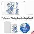 thumbnail image 2 of 20 Assorted Blank Eid Notecards Bulk Box Set 4 x 5.12 Inch with Envelopes (10 Designs, 2 Each) Ramadan, Variety Muslim Holiday Cards - Eid Mubarak, 2 of 6