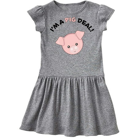 I'm a Pig Deal cute pig pun Toddler Dress
