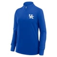 thumbnail image 2 of Women's Fanatics Royal Kentucky Wildcats Velocity French Terry Quarter-Zip Jacket, 2 of 3