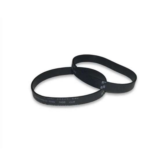 2 HOOVER 40201190 Type 190 Agitator-Belts for Upright Vacuum Cleaners - Pair Black Vacuum Cleaner Belts