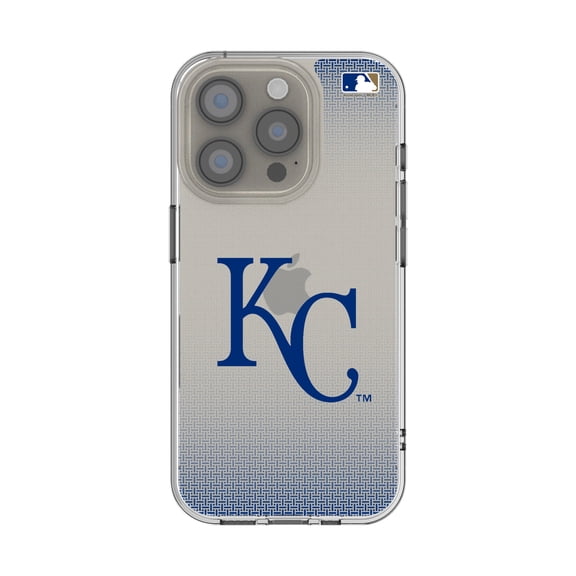 Kansas City Royals Linen Logo iPhone Clear Case