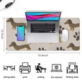 thumbnail image 5 of Long Mouse Pads for Desk,Dachshund and Paws Desk Mats on Top Of Desks, Desk Mouse Pad Extra Large with 3mm Non-Slip Base and Stitched Edge for Gaming,Office,Work,Home 35.4"x15.7", 5 of 6