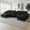 Black, variant on DTTRA 142.5" U-Shaped Modular Cloud Couch Sectional Sofa, 6-Seater Chenille Couch with 2 Storage Ottomans, Cup Holders, Removable Sailboat Armrests for Living Room, Grey