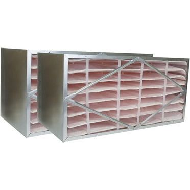 Filterbuy 20x24x6 MERV 13 No Header, Rigid Cell Box Filters HVAC Replacement (2-Pack)