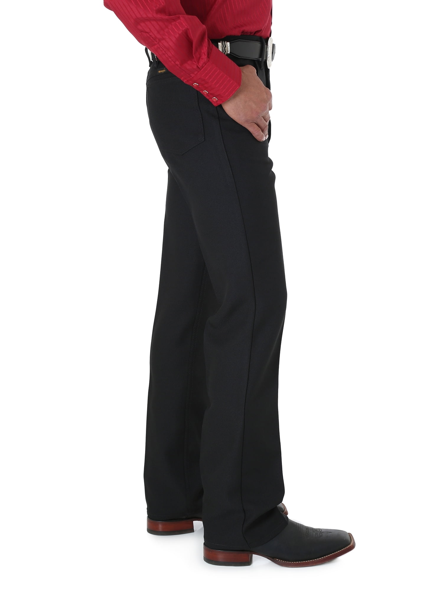 Wrangler Men's Wrancher Cowboy Twill Dress Jean with Stretch