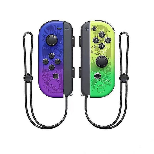 Mango de juego Compatible con Ns Switch Joycon, mango de juego inalámbrico Bluetooth, mango izquierdo y derecho Ns con cuerda de mano