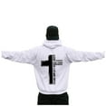 thumbnail image 5 of Wyzesi Oversized Sweatshirts Plus Size Male Long Sleeve Hooded Sweatshirt Solid Color Back Print Sweatshirt, 5 of 5