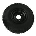 thumbnail image 1 of All Terrain Tire, Wearproof Puncture Proof ATV Tire 14X5.00-6 Rubber with Black Aluminum Alloy Rim for Go Kart, 1 of 7