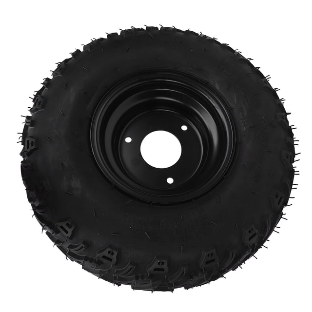 Tarroin Tire, Tracción 14x5.00-6 Neumlico Atv Con Borde de Aleación de Aluminio Negro para Carrito de Golf
