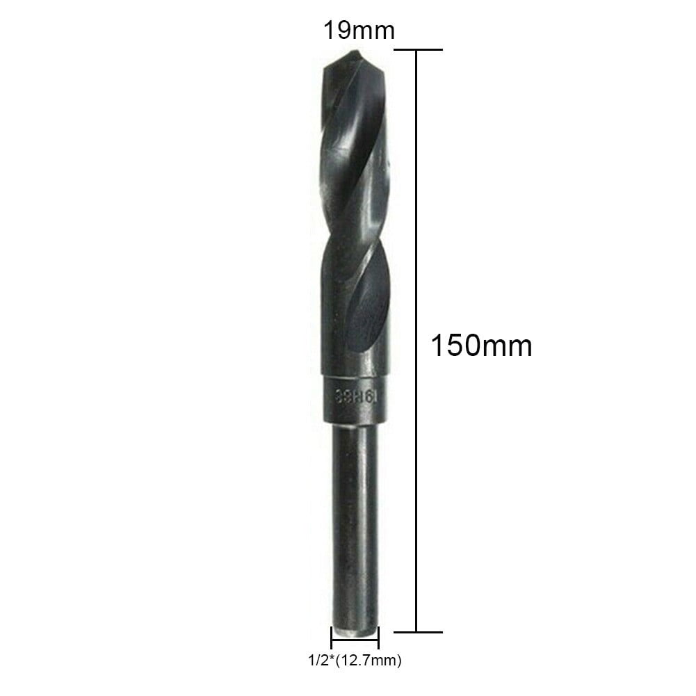 HSS Reducing Shank Drill Bit 13.5-25mm Diameter 1/2inch Shank High Speed Steel 