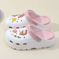 thumbnail image 2 of Zapatos de tacón alto antideslizantes con agujeros, Sandalias de playa para el hogar, zapatillas de suela gruesa para Mujer Qiuyongming unisex, 2 of 2