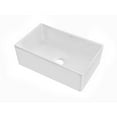 thumbnail image 3 of Swiss Madison Lyon 30 x 18 Fireclay, Single Basin, Farmhouse Kitchen Sink in White, 3 of 14
