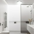thumbnail image 5 of ENERGETIC 12" LED Ceiling Light, Dimmable Modern Flush Mount, Brushed Nickel, Selectable Color and Watts, 5 of 6