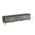 thumbnail image 3 of Mueble TV 85" Kappesberg 218cm con 3 Puertas Negro/Gris, 3 of 10