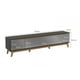 thumbnail image 3 of Mueble TV 85" Kappesberg 218cm con 3 Puertas Negro/Gris, 3 of 10