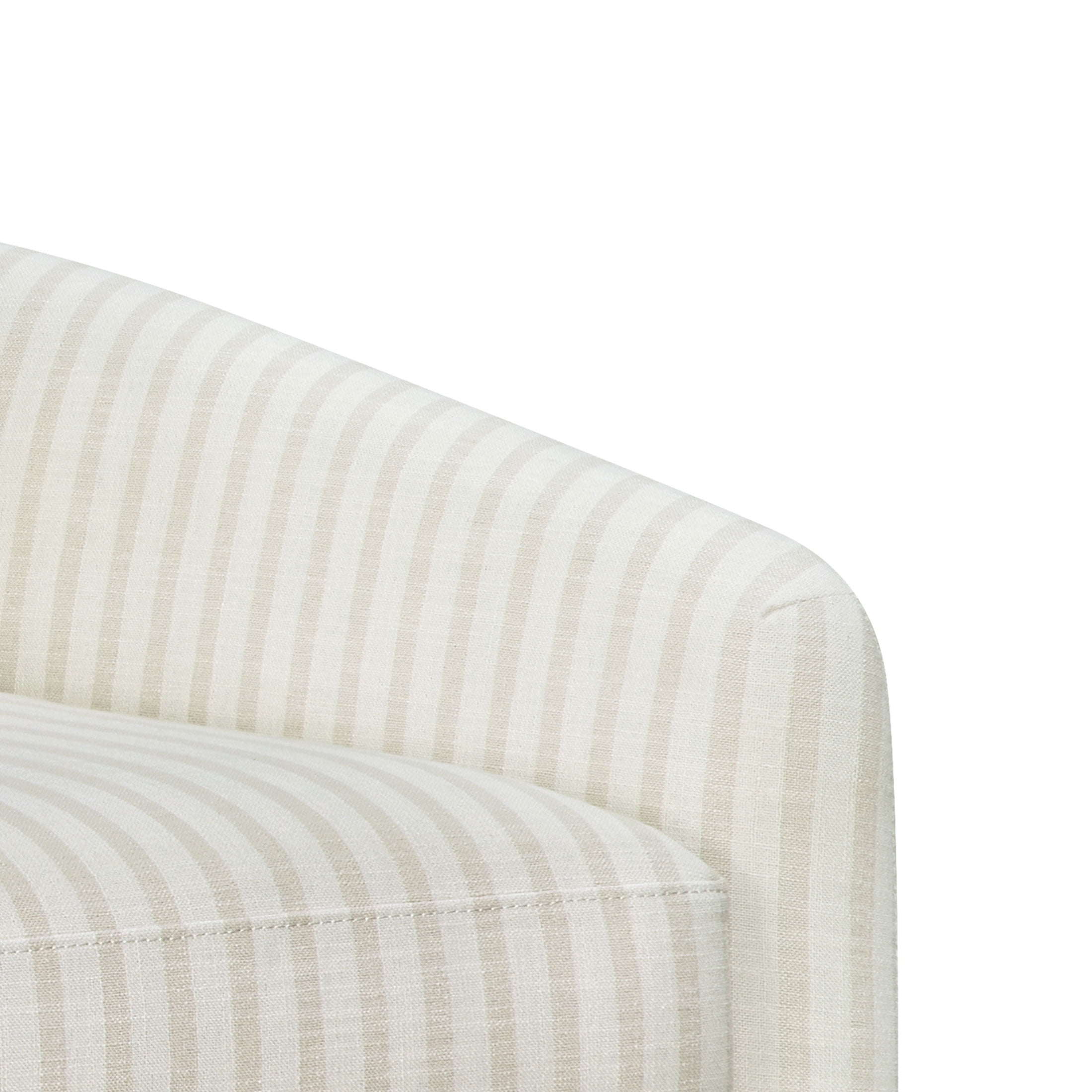 Beautiful Drew 72.2" Sofa by Drew Barrymore for Adults, Striped Linen