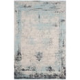 thumbnail image 3 of SAFAVIEH Classic Vintage Peter Overdyed Border Cotton Area Rug, Blue, 5' x 8', 3 of 5