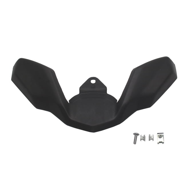 Black Plastic Front Fender Extension for BMW R1250GS (2019-2021) & R1200GS LC (2018-2019) - 13.0 x 7.1in Motorcycle Fender Extender Accessory