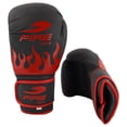 thumbnail image 3 of Par de Guantes de Boxeo Fire Sports PVC Línea Fire One negro rojo, 3 of 4