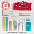 thumbnail image 5 of ZIPIT Grillz Pencil Case for Kids, Cute Pencil Pouch for Boys & Girls (Red), 5 of 8