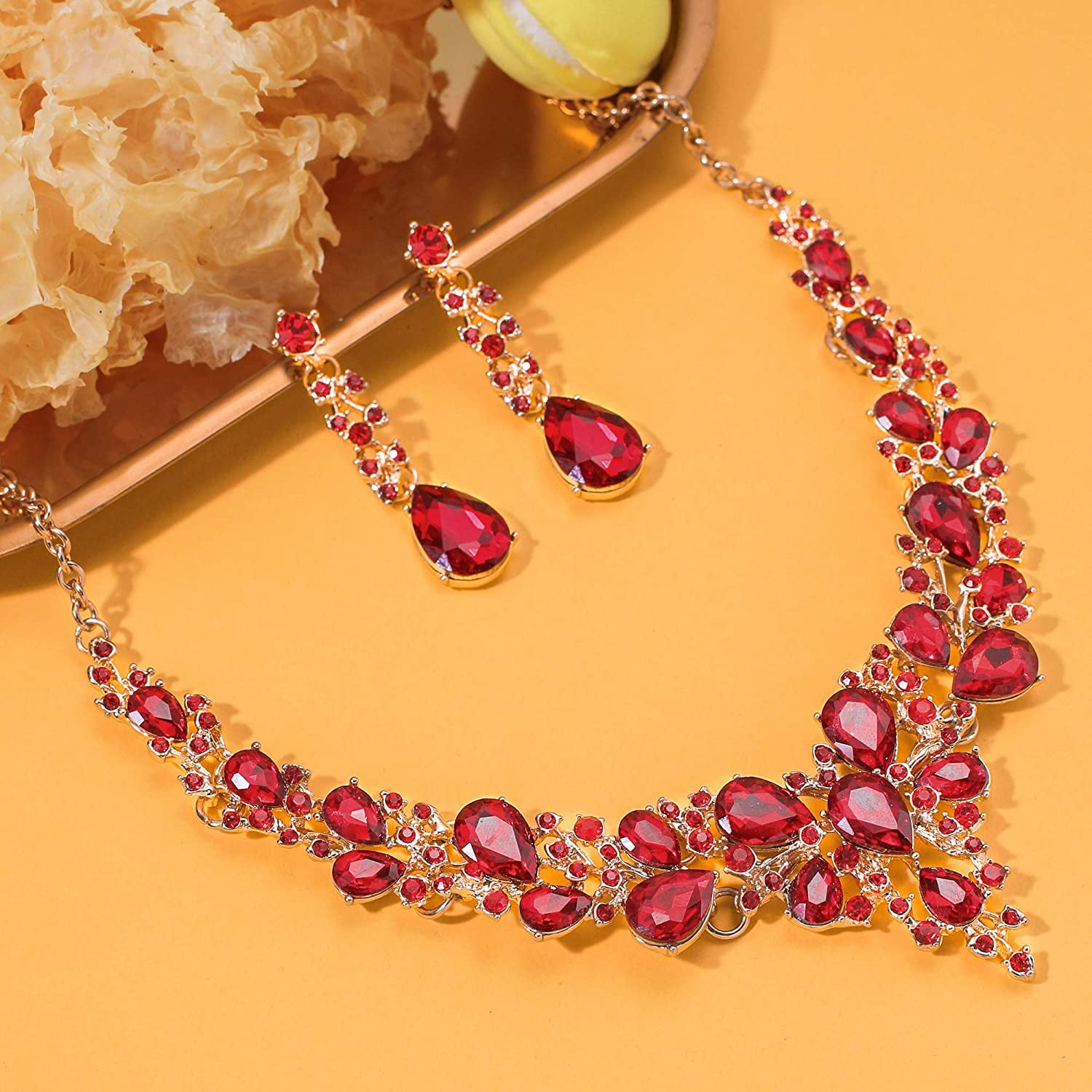 Buy Jewelry Sets for Teen Girls 12-14 Set Jewellery Ring Earrings Imitation  Necklace Crystal Set Pendant Vintage Jewelry Sets Jewelry Sets for Women  Online at desertcartEGYPT