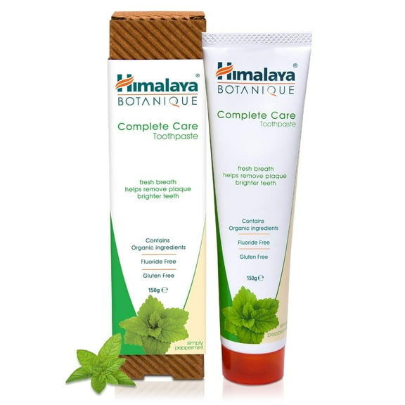 Himalaya Botanique Complete Care Toothpaste with Xylitol and Neem, Peppermint Flavor, 5.29 oz