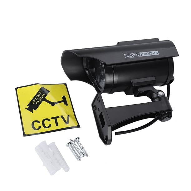 Cámara falsa con energía solar Jadeshay CCTV de seguridad Estética elegante