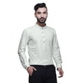 thumbnail image 3 of BESTMAN Chemise à Col Mandarin pour Homme Coupe Régulière Imprimée Kurta Courte pour Homme, 3 of 6