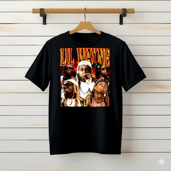 Lil Wayne Vintage Washed###TeaBagTeaHouse, Unsiex Shirt