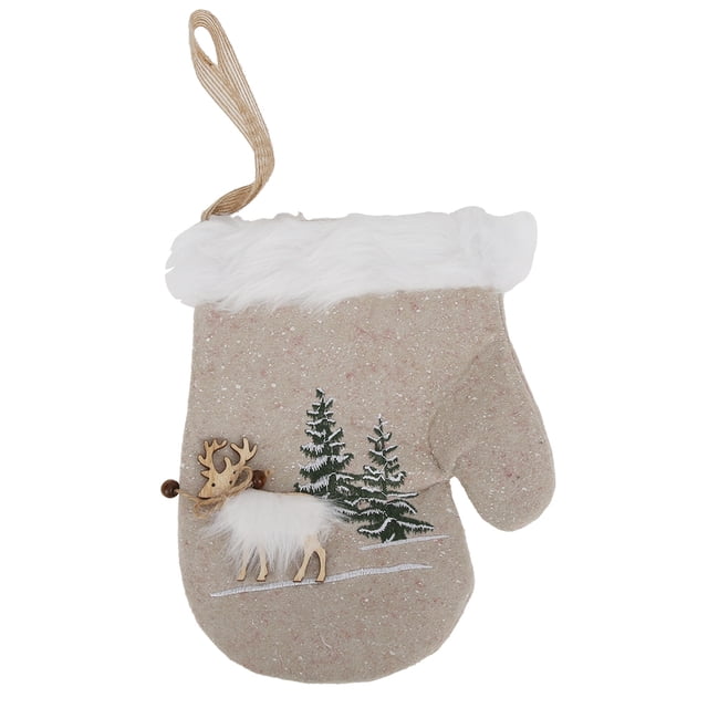 Adornos para árboles de Navidad, decoraciones, dulces, bolsa de regalos para fiesta navideña, guante de Año Nuevo