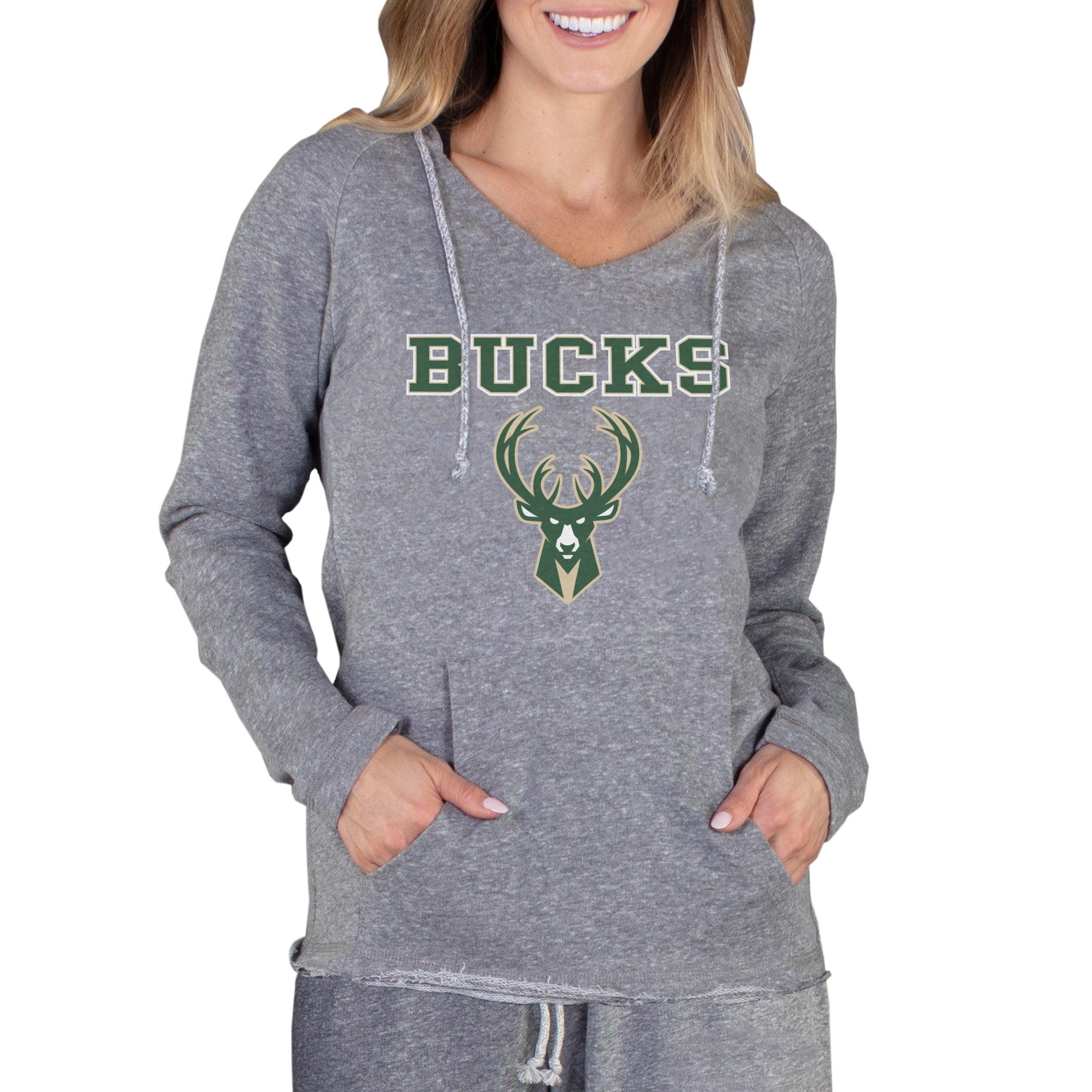 Milwaukee Bucks Concepts Sport Women's Mainstream Terry Hooded Top