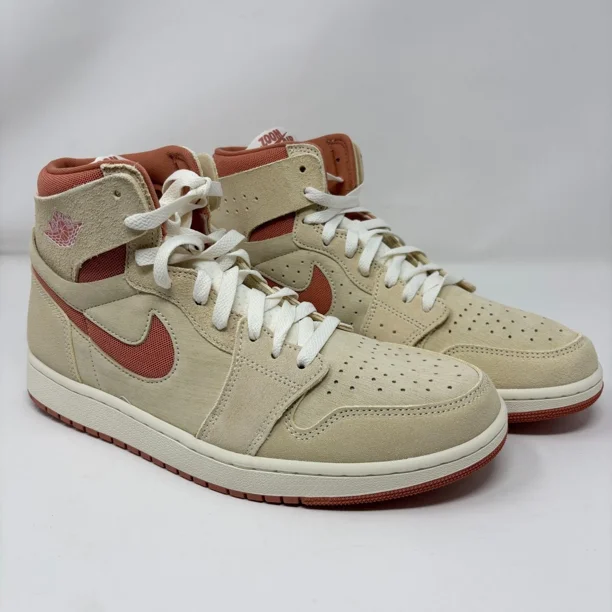 Ni - ke Ni - ke Air Jordan 1 High Zoom Air CMFT 2 Men 11 Terra Burnt Sunrise DV1307-102 New