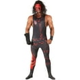 thumbnail image 3 of Morph Licenced Mens WWE Classic Kane Costume Wig Adult Wrestling Wrestler Halloween Black XL, 3 of 7