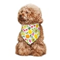 thumbnail image 4 of Naloa Avocado And Pineapple Dog Bandanas 1PC Washable Triangle Dog Scarfs Premium Durable Fabric, for Small Medium Large Dogs and Cats, 4 of 6