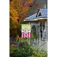 thumbnail image 2 of New Baskerville Peppy Monogram House Flag (Black Topstitch) - A, 2 of 4