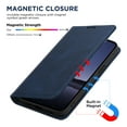 thumbnail image 2 of for Samsung Galaxy A36 5G Wallet Case, PU Leather + TPU, Magnetic Card Holder with Kickstand, Shockproof Full Body Protective Flip Cover, Classic Design for Galaxy A36 5G Men Women, Darkblue, 2 of 8