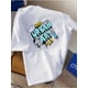 thumbnail image 1 of Camiseta de manga corta para niño con estampado de arte urbano, transpirable, holgada, cómoda, cuello redondo, diseño creativo, informal, 1 of 6